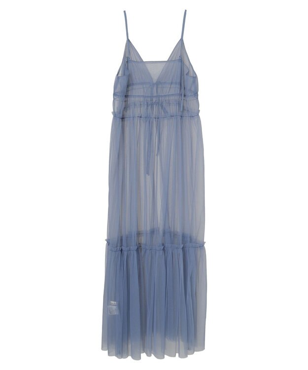 Green Parks ・ＥＬＥＮＣＡＲＥ　ＤＵＥ　２ｗａｙチュールキャミワンピ Blue