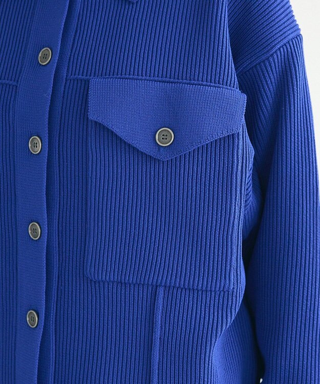 CRAFT STANDARD BOUTIQUE ライトニットジャケット Blue