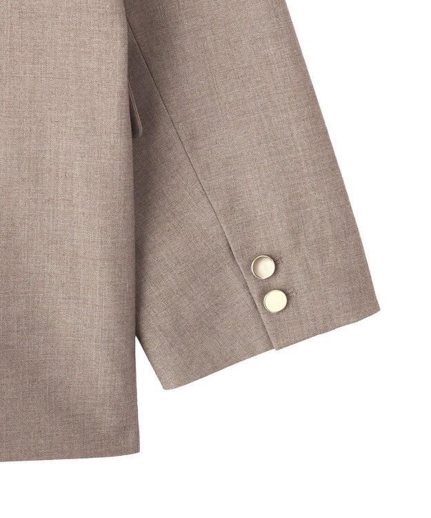 CRAFT STANDARD BOUTIQUE ＜セレモニー＞ダブルテーラードジャケット Beige Mixture
