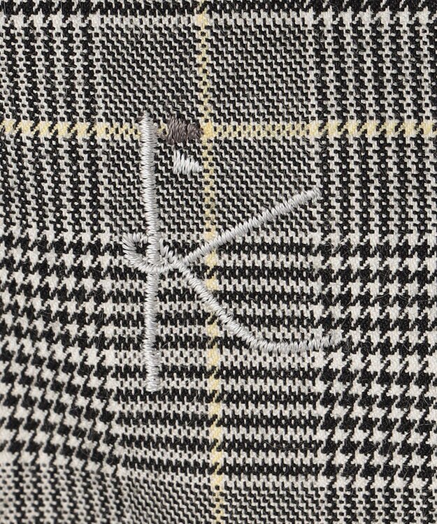 組曲 KIDS 【110-140cm】グレンチェック ワンピース グレー系3