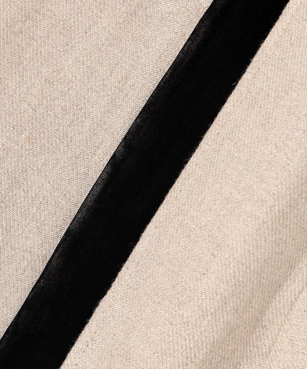 BEIGE， CHESTNUT / デザインスカート Flax