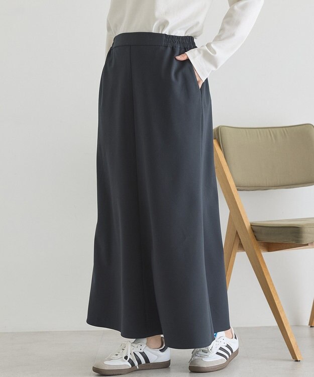 AMERICAN HOLIC 【イージーケア】ナローマーメイドスカート Navy