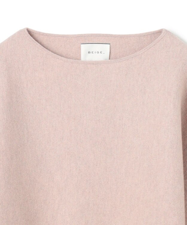 BEIGE， CHICORA / プルオーバーウールニットケープ Taupe