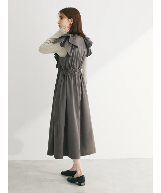 Green Parks ・ＳＵＧＡＲ　ＳＰＯＯＮ　ラッフルＺＩＰジャンスカ Charcoal Gray