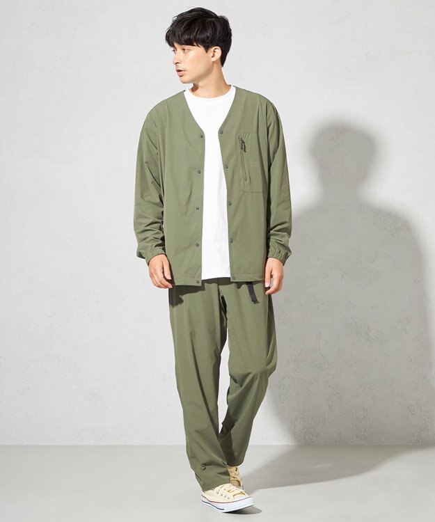 SHARE PARK MENS 【UNISEX】撥水加工 フレックスカーディガン（L・XLサイズ） グリーン