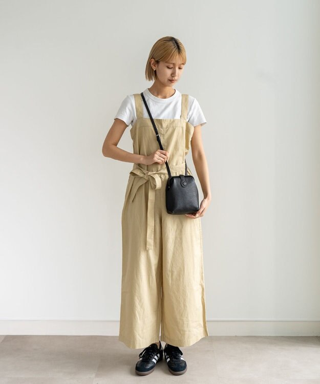 Atelier nuu 【定番シリーズ/国内生産】parcel mist ダレスポシェット ブラック