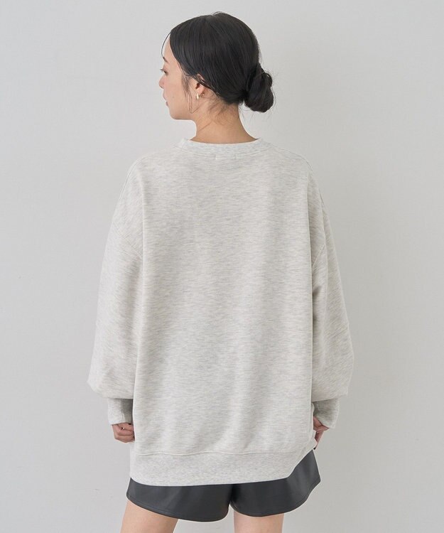 earth music&ecology アソートロゴルーズスウェット Oatmeal