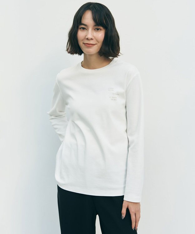 UNFILO コットンスムース グラフィックＴ オフモチーフ