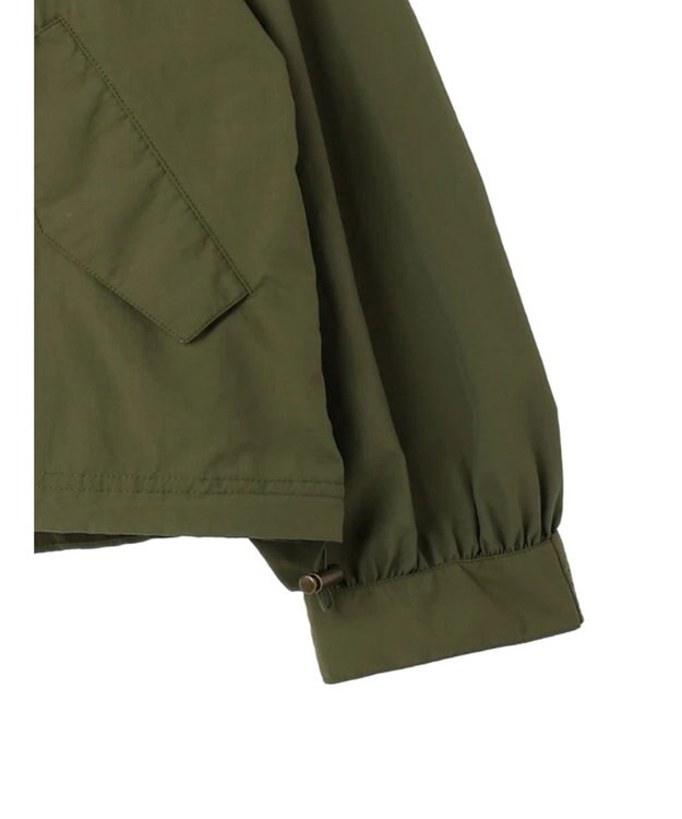 earth music&ecology スタンドフリルミリタリーブルゾン Khaki