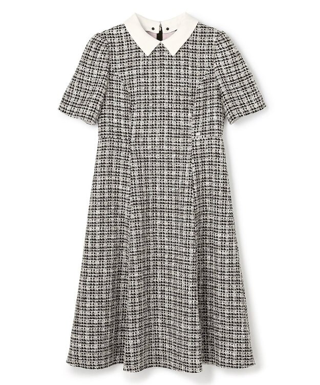 TOCCA 【洗える・消臭】 TWEED BLOSSOM ドレス ブラック系5