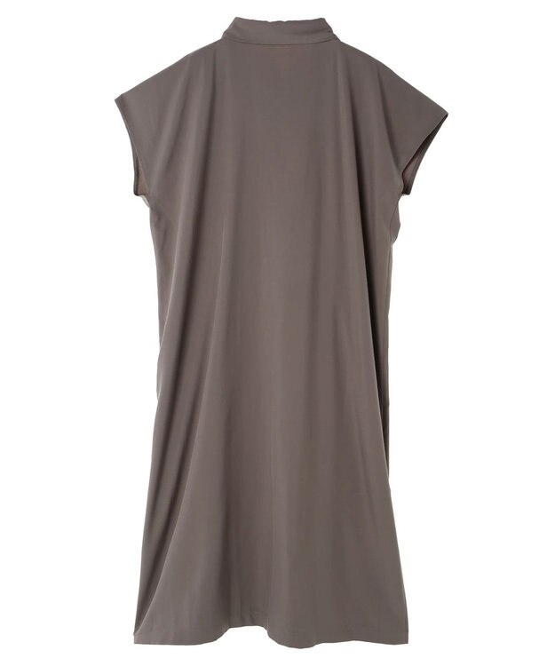 Green Parks ａ．タックプリーツシャツワンピース Gray Beige