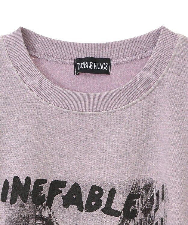 Green Parks ・ＤＯＵＢＬＥ　ＦＬＡＧＳ　フォトｐｔスウェット Lavender