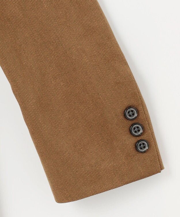 JOSEPH ABBOUD 【ストレッチ/スウェードタッチ/JAPANファブリック】コマ スウェード ジャケット キャメル系