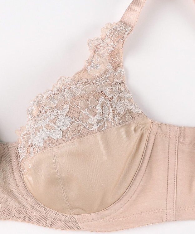 Wing ブラジャー バストをしっかり包みこむ 背中の段差を軽減 綿混(カップ肌側) フルカップブラ KB2115 ウイング／ワコール ベージュ