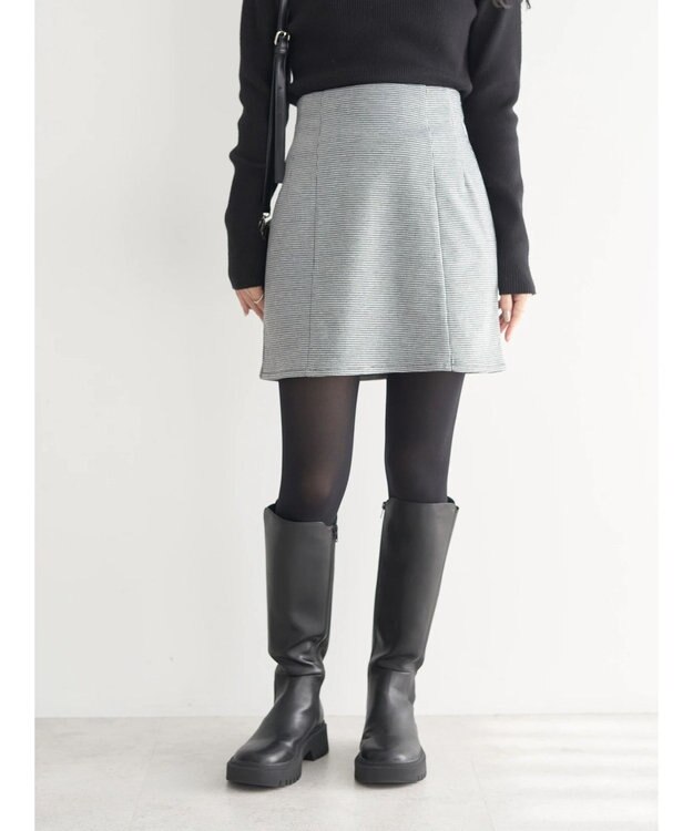 earth music&ecology ミニスカート Hounds Tooth