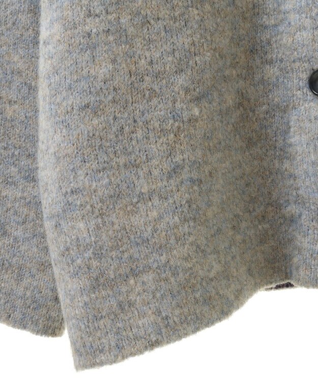 AMERICAN HOLIC ブークレＷフェイスＶネックニットカーディガン Sax