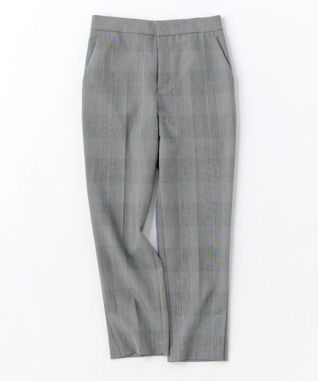 UNFILO イージーケア  テーパードパンツ チェック柄