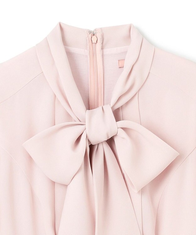 TOCCA 【WEB限定・洗える・消臭】RIBBON ROSETTE HALF ドレス ピンク系