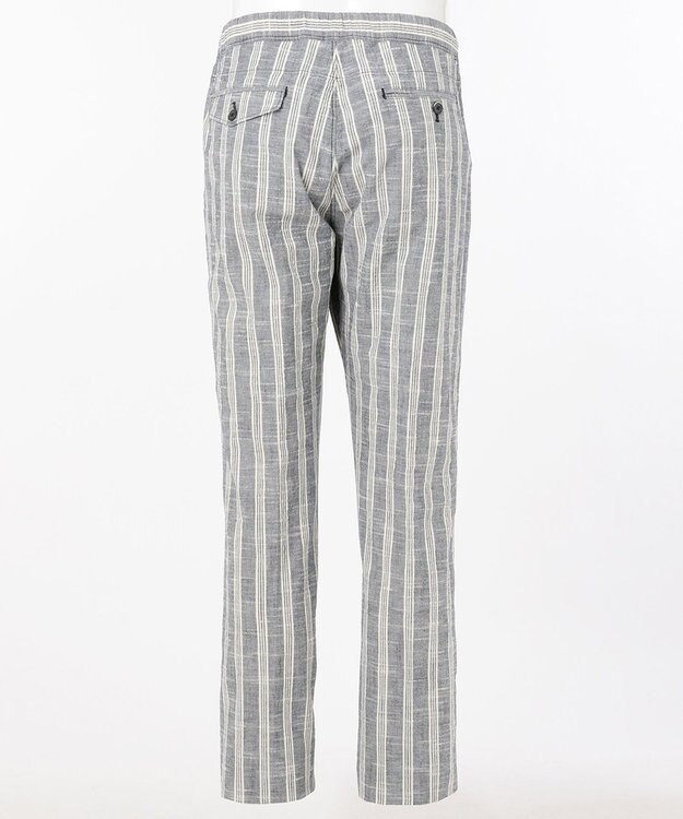 JOSEPH ABBOUD MOUNTAIN 【SPACE】OGワイドストライプ パンツ ネイビー系2