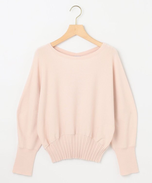 組曲 S 【5色展開・UVケア】スタイルアップ ドルマンスリーブ ニット ピンクベージュ系