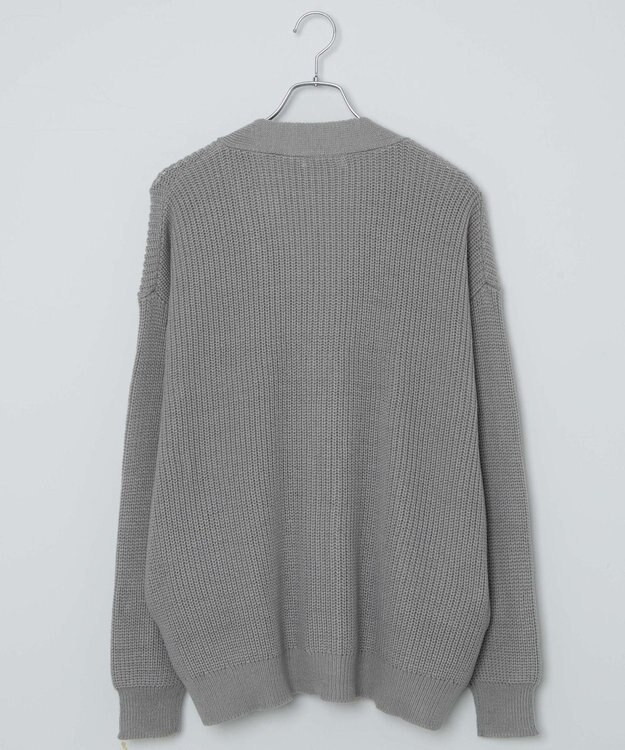 WEGO オーバーフィットカーディガン ライトグレー