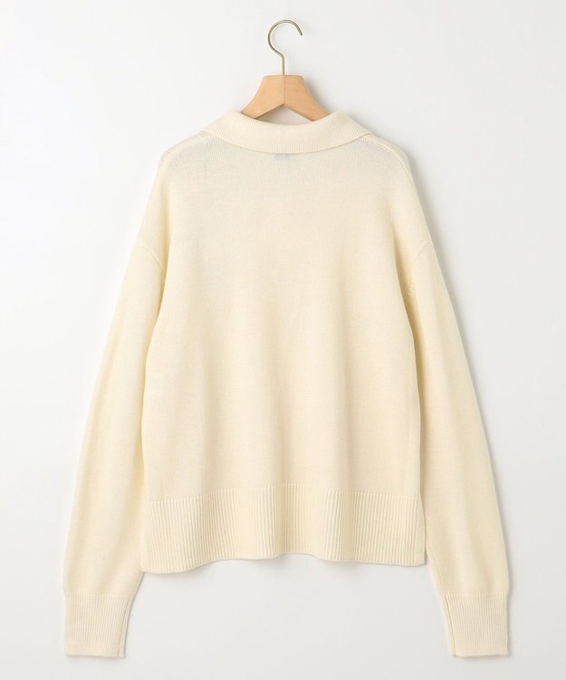 組曲 S カシミヤブレンドバルキーポロ ニット アイボリー系