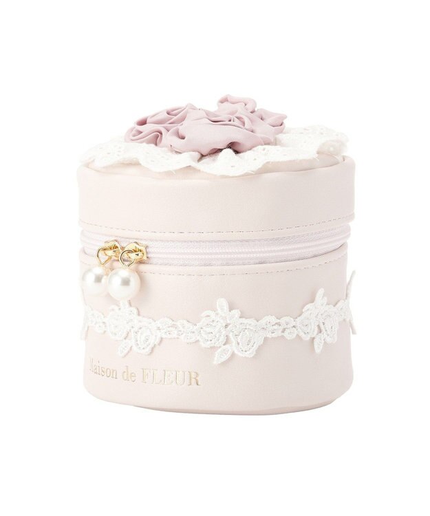 Maison de FLEUR ローズブーケポーチ Pink