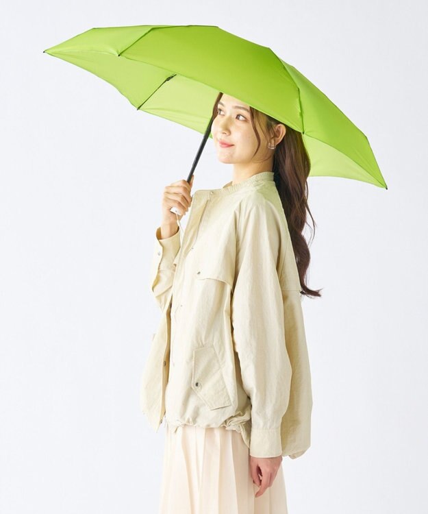 MOONBAT 【超コンパクト/晴雨兼用】Miracle Tech(ミラクルテック) 折りたたみ傘 プレーン ライトグリーン