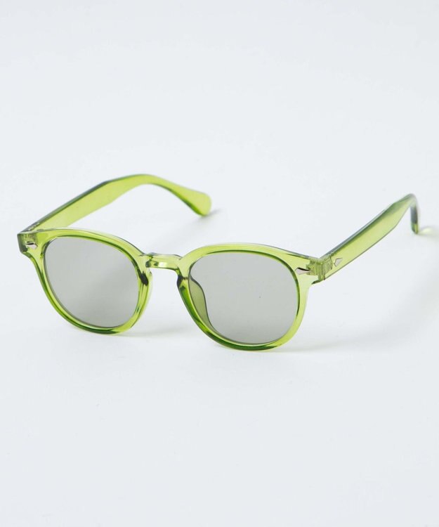 WEGO 【ユニセックス着用ITEM】クリアフレームカラーアイウェア 柄3