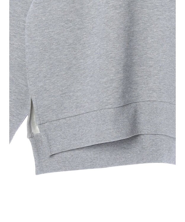 AMERICAN HOLIC 異素材ショルダー切り替えスウェット2 Light Gray Mixture