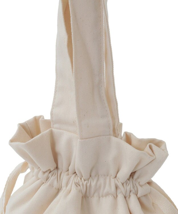 Green Parks Ｍｉｃｋｅｙ　ｆｒｉｅｎｄ　／　サガラ巾着バッグ Cream