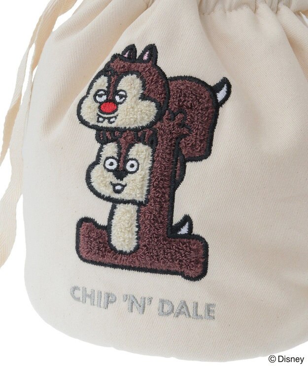 Green Parks Ｍｉｃｋｅｙ　ｆｒｉｅｎｄ　／　サガラ巾着バッグ Cream