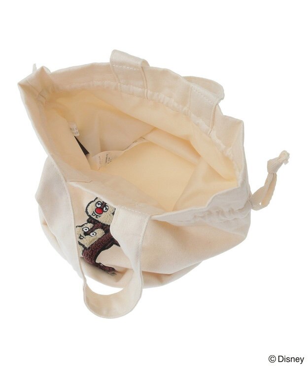 Green Parks Ｍｉｃｋｅｙ　ｆｒｉｅｎｄ　／　サガラ巾着バッグ Cream