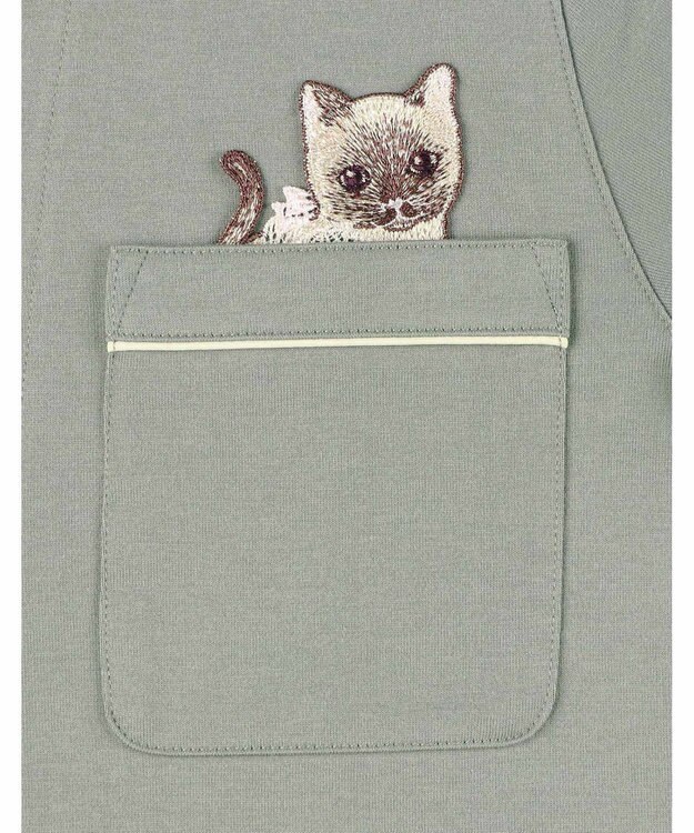 une nana cool 【綿100％】 魔女の猫パジャマ GY