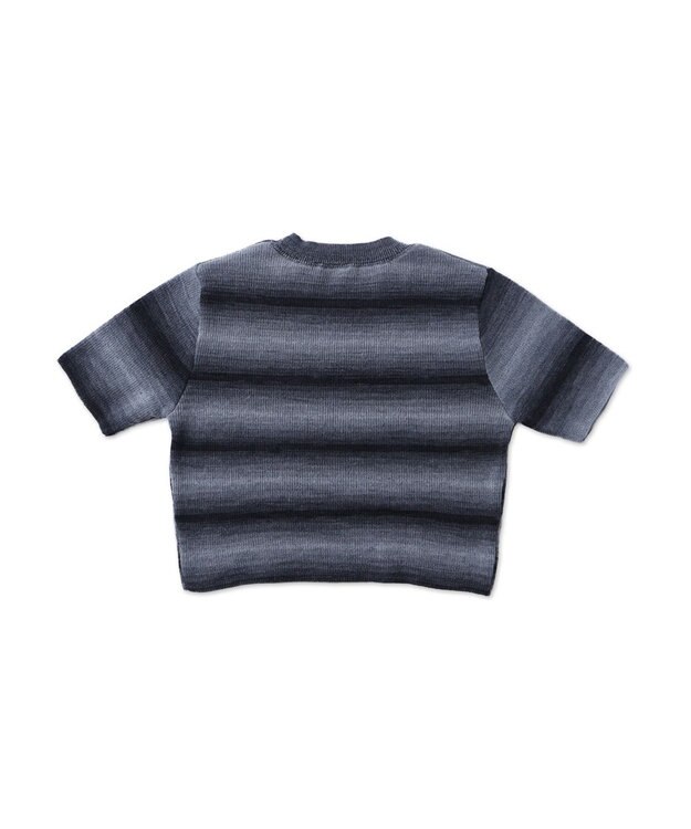 WEGO グラデーションちびニットT ブラック