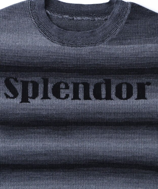 WEGO グラデーションちびニットT ブラック