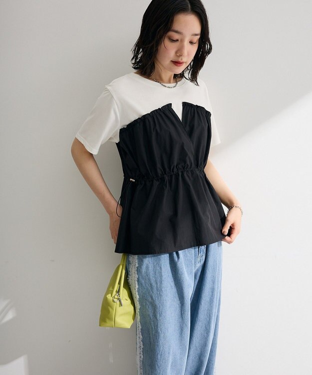 Green Parks ビスチェドッキングカットプルオーバー Black
