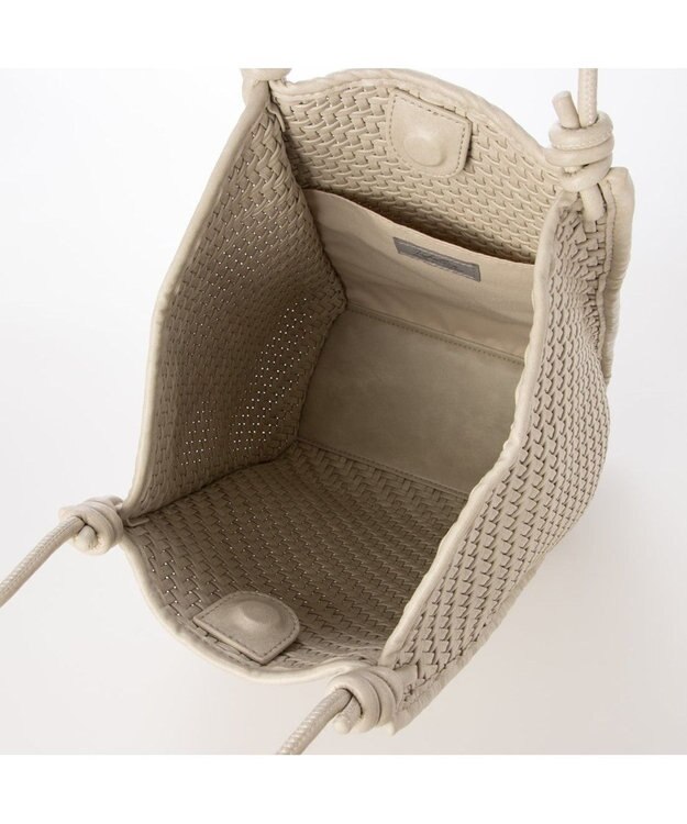 UNBILLION カシュカシュ cachecache / 縦型メッシュトート アイボリー