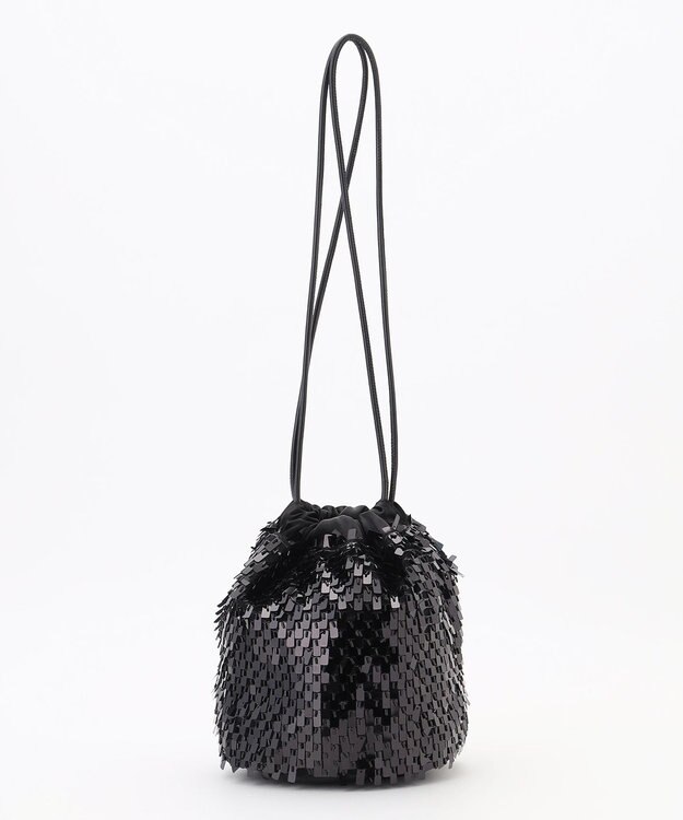 ICB スパンコールバッグ ブラック