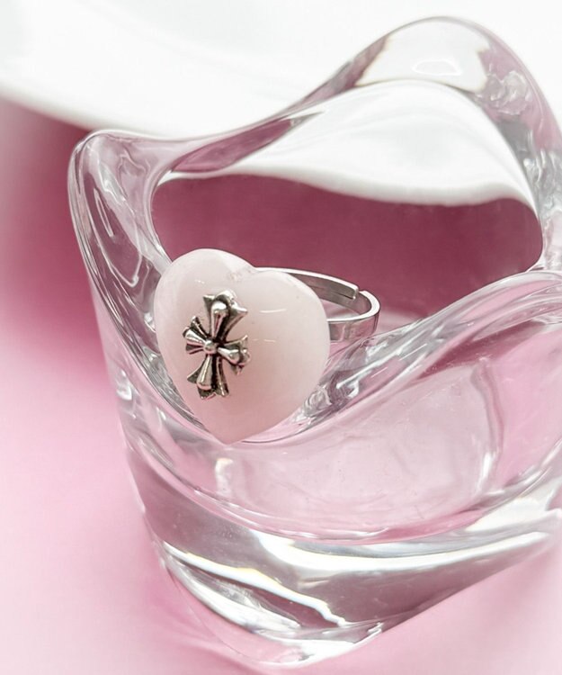 WEGO Lクロスハートリング 柄2