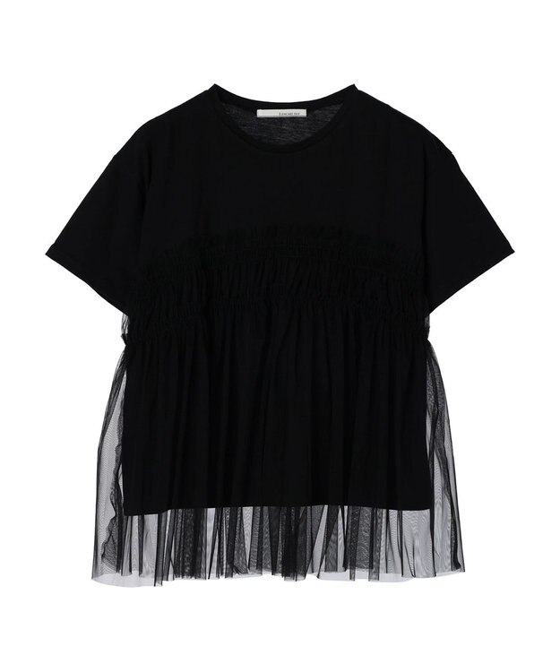 Green Parks ・ＥＬＥＮＣＡＲＥ　ＤＵＥ　チュールドッキングＴＥＥ Black