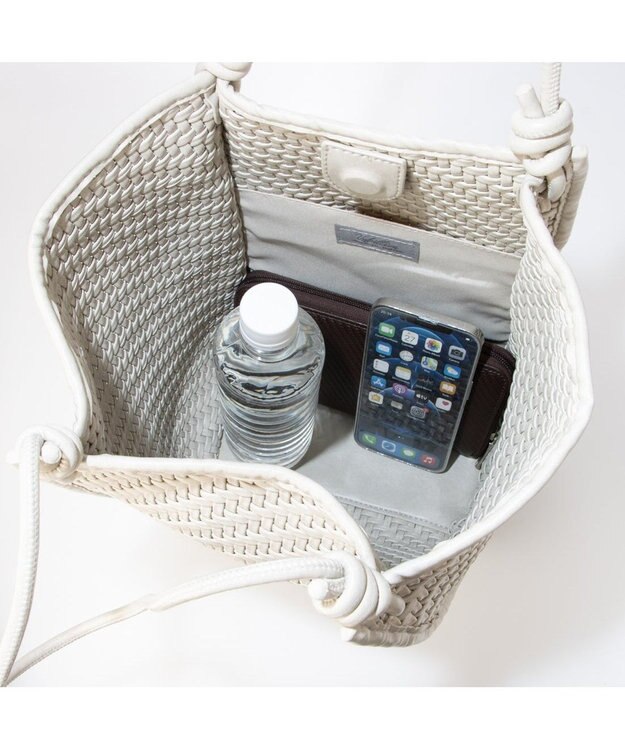 UNBILLION カシュカシュ cachecache / 縦型メッシュトート アイボリー