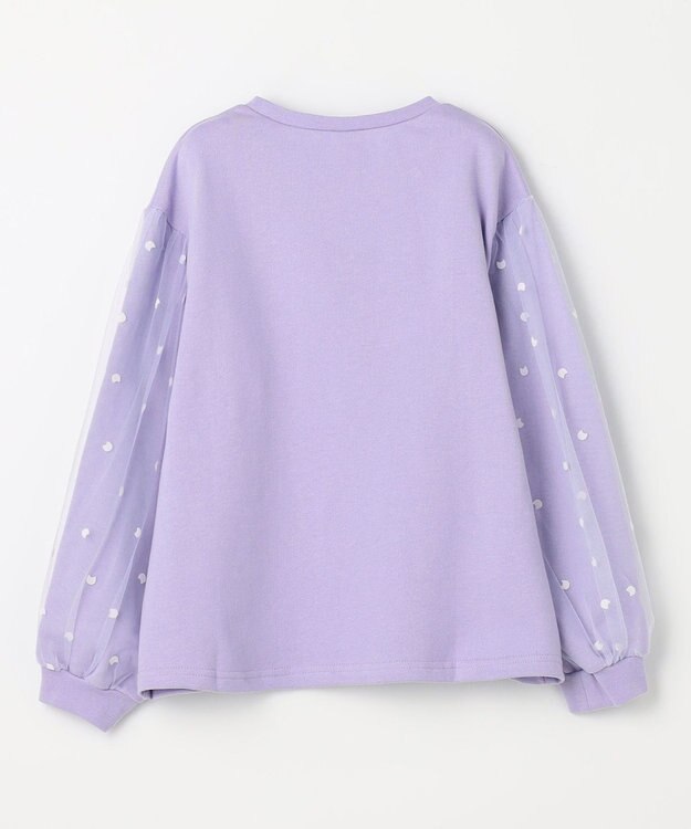 ANY KIDS 袖チュール トレーニャー ラベンダー