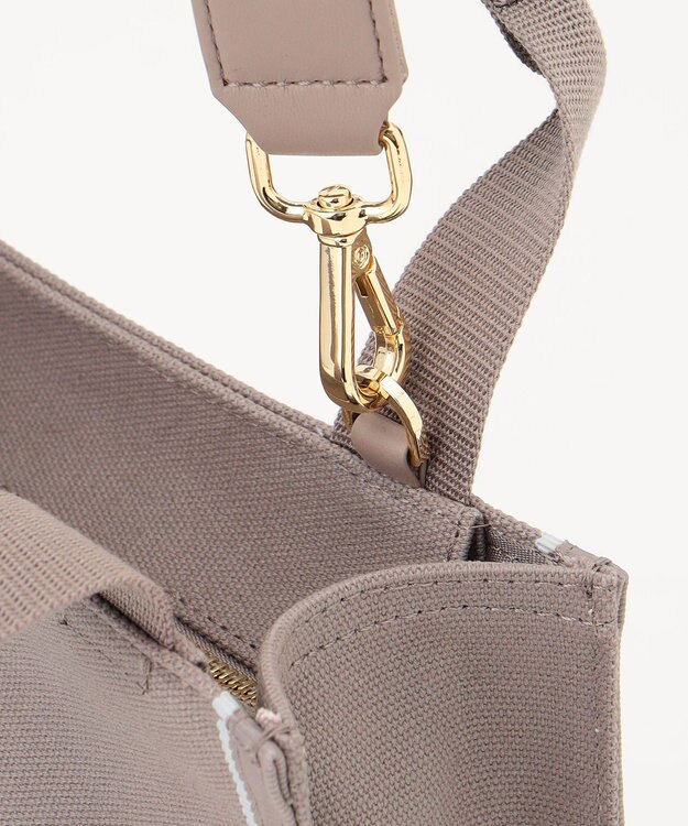 TOCCA 【WEB限定】TABLEAU BAG キャンバスバッグ ライトグレー系