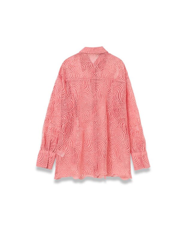 JOSEPH コードレース クロシェ　ブラウス Blush