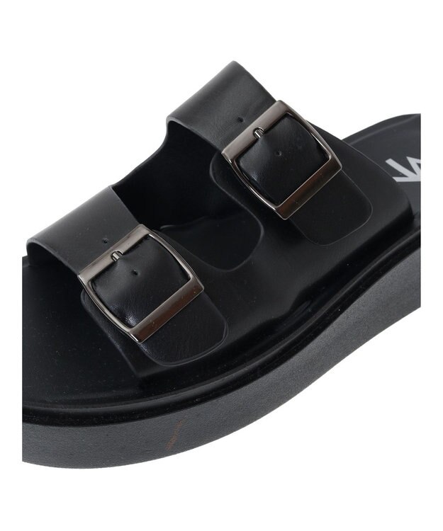 Green Parks ・ＬＥＮＡ　バックル付サンダル Black