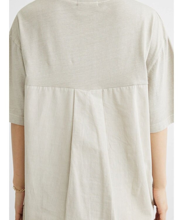 Green Parks ピグメントドッキングチュニック Light Beige