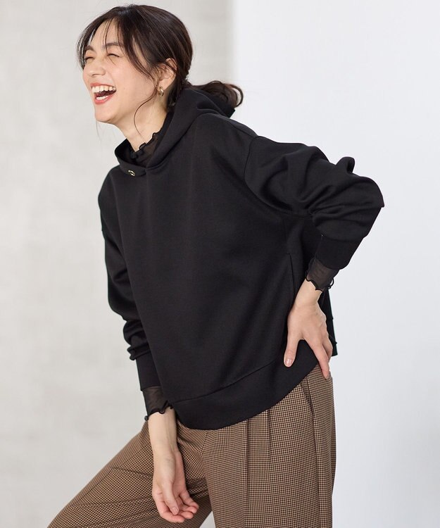 ANY 【WEB限定】ダンボールパーカー ブラック