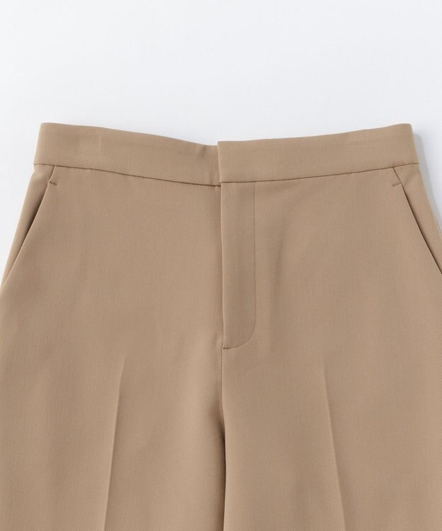 UNFILO イージーケア  テーパードパンツ キャメル