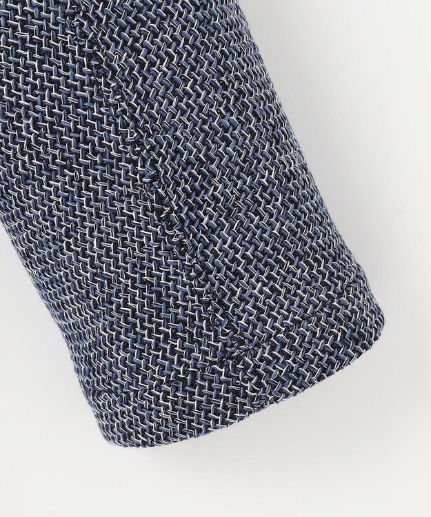 JOSEPH ABBOUD 【軽量/ストレッチ/洗える/JAPANファブリック/和紙】コンフォータブルジャージー ジャケット ネイビー系